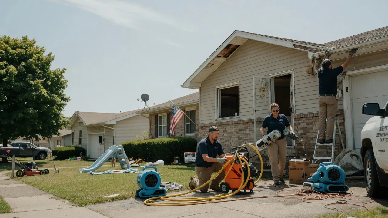 Water Damage Restoration in Helmsburg, IN near me